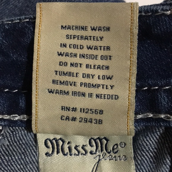 MISS ME Cuffed Skinny Jeans size 27 - Picture 14 of 14